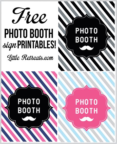 6 Best Images Of Free Printable Photo Booth Sign Free Printable Photo