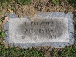 F Brewster Wickersham 1893 1974 Mémorial Find a Grave