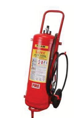 Safex Trolley Mounted Foam Fire Extinguisher B R Trader Mumbai