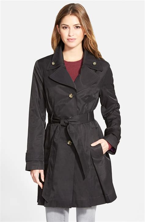 London Fog Double Collar Belted Trench Coat Regular And Petite Online