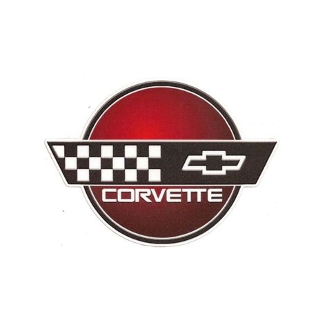 Chevrolet Corvette Laminated Decal Cafe Racer