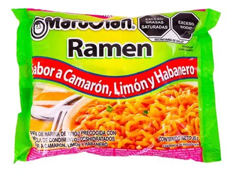 Sopa Maruchan Ramen Sabor Camaron Limón Y Habanero 85 Gr Mercadolibre