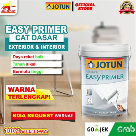 Jual CAT DASAR TEMBOK INTERIOR EXTERIOR JOTUN ESSENCE EASY PRIMER 18L