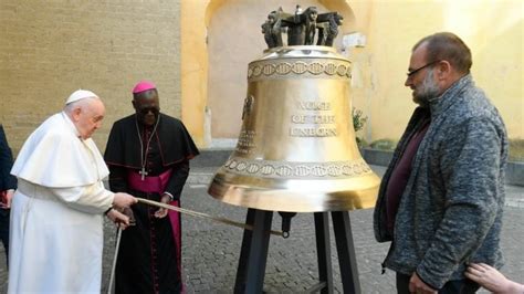 Pope Francis Consecrates Voice Of The Unborn Bell For Zambia