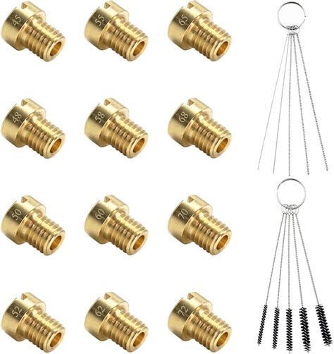TONAUP Vergaser Düse M5 12 Stück Vergaserdüsen M5 M5 Düsenset