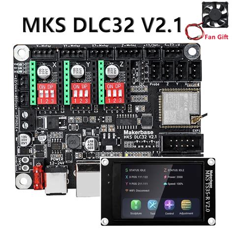 Makerbase Mks Dlc V Offline Controller Bits Esp Wifi Grbl Tft