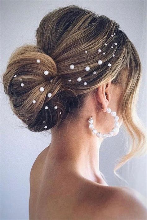 Maneras De Llevar Perlas Y Verte Moderna Bridal Hair Buns Trendy