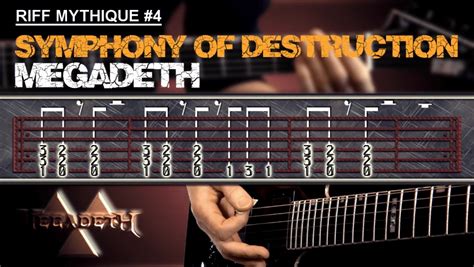 Pr Sentation Du Cours De Guitare Sur Symphony Of Destruction De