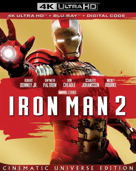 Best Buy Iron Man 2 Includes Digital Copy 4K Ultra HD Blu Ray Blu