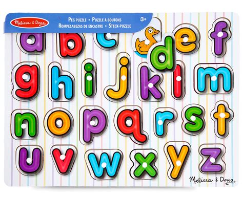 Melissa Doug See Inside Alphabet Peg Puzzle Catch Co Nz