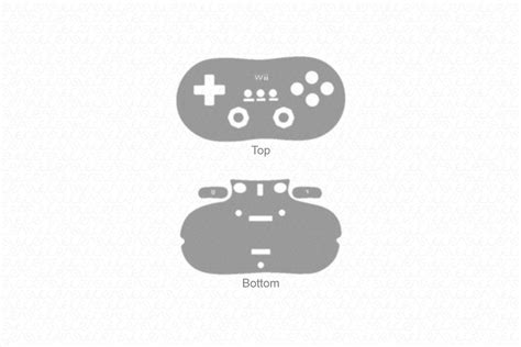 Nintendo Wii Classic Controller 2006 Vector Cut File On Behance