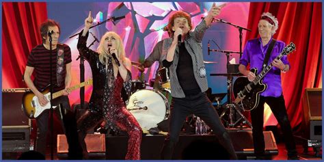 Los Rolling Stones Y Lady Gaga En Fiesta De Lanzamiento Del Nuevo Lbum