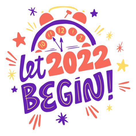 2022 New Year Clock Badge Png And Svg Design For T Shirts