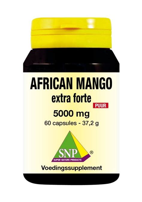 Snp African Mango Extract Mg Puur Caps Vitadvice Bv