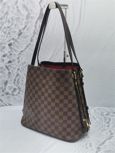 Louis Vuitton Damier Ebene Cabas Rivington Shoulder Bag Luxury Bags