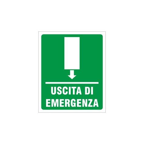 Eac Cartello Segnaletico Segnaletica Di Sicurezza Uscita Emergenza