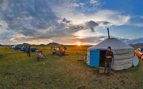 Download Traditional Mongolian lifestyle, a nomadic people living in