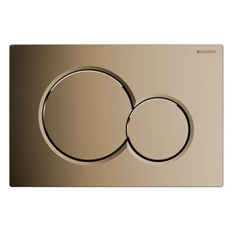 Geberit Sigma 01 Plaque De Commande Laiton Poli 115770DT5 Sawiday Fr