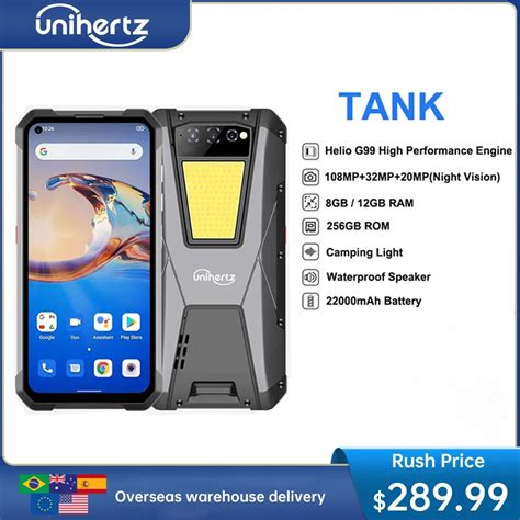 Unihertz Tank Large Battery Rugged Smartphone G Unlocked Gb Gb