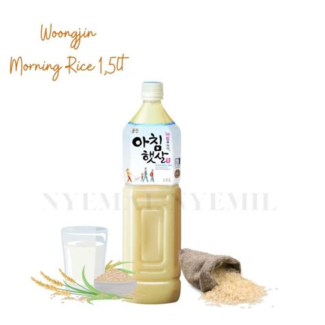 Jual Woongjin Morning Rice Drink Minuman Beras Korea 1 5lt BERKUALITAS