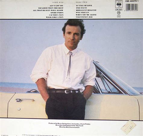 BRUCE SPRINGSTEEN Tunnel of Love Album Cover Photos & Detailed ...