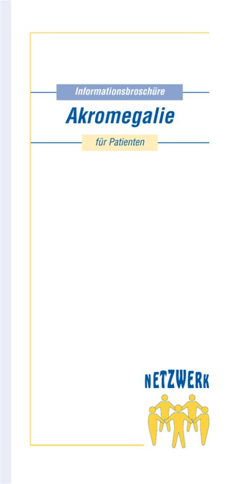 Akromegalie Das Netzwerk Hypophysen