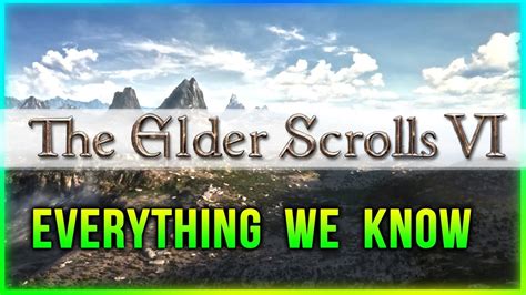 The Elder Scrolls 6 Highrock Or Hammerfell Everything We Know Youtube