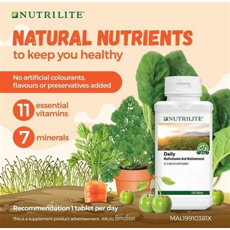 100 ORIGINAL Amway Nutrilite Daily Multivitamin And Multimineral