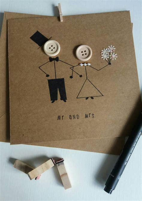 Wedding Card Mr And Mrs Marriage Wedding Day Greetings Etsy Uk