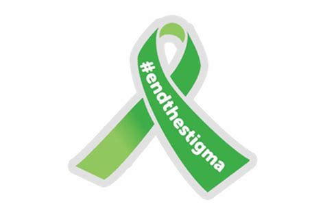 Green Ribbon Mental Health Awareness Ribbon Mental Illness Awareness