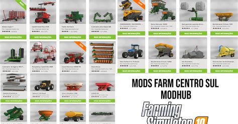 MOD PACK FARM CENTRO SUL FS19 PC MAC XB1 PS4