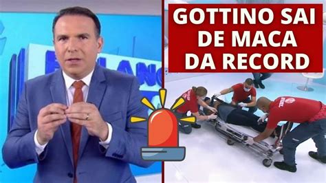 Reinaldo Gottino Passa MAL Antes De Entrar No Ar E Sai Da Record De