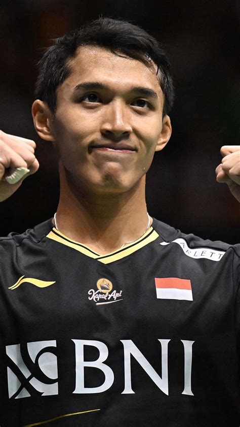 FOTO Senyum Jonatan Christie Tembus Final Hong Kong Open 2023