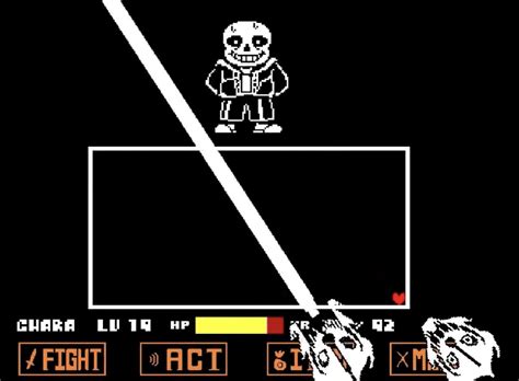 Why Didnt Sans Just Use A Gaster Blaster To Break Our Fight Button