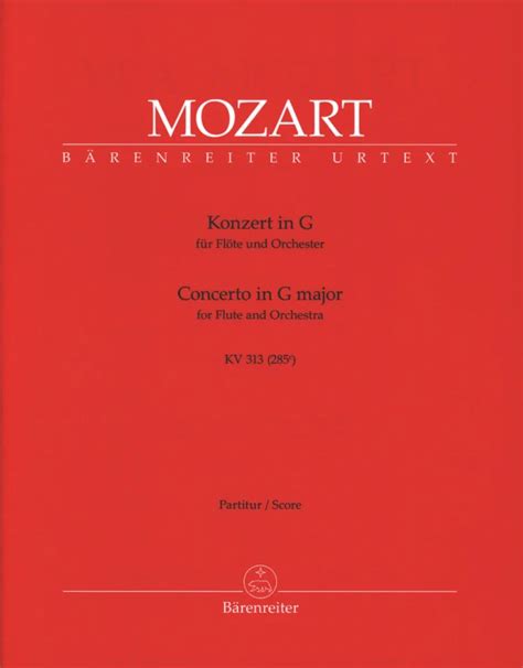 Konzert G Dur Kv 313 285c Von Wolfgang Amadeus Mozart Im Stretta