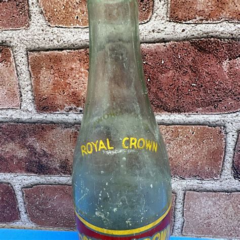 Vintage Royal Crown Rc Cola 12 Oz Bottle Pyramids 1936 Nehi Co Akron Ohio 1947 Ebay