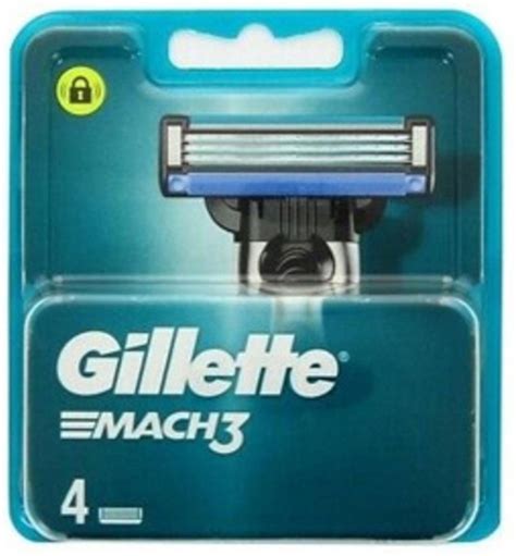 Gillette Mach3 Scheermesjes 4 Scheermesjes Passen Op Alle Mach3