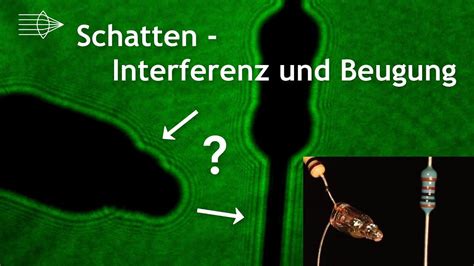 Interferenz Und Beugung Der Schatten Ist Nicht Eindeutig Youtube