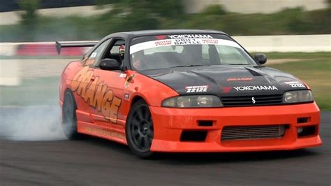 Team Orange Nissan Skyline R Drifting Youtube