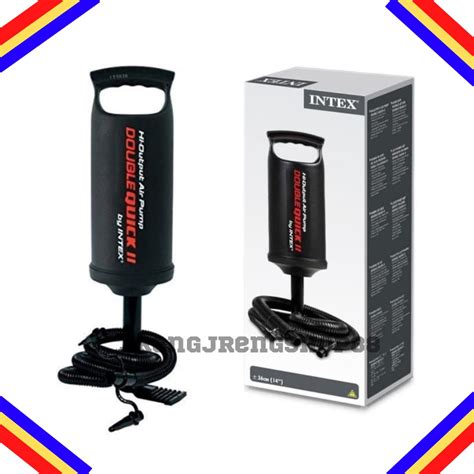 Jual INTEX 68614 Double Quick II Ukuran 36 CM Pompa Angin Tangan