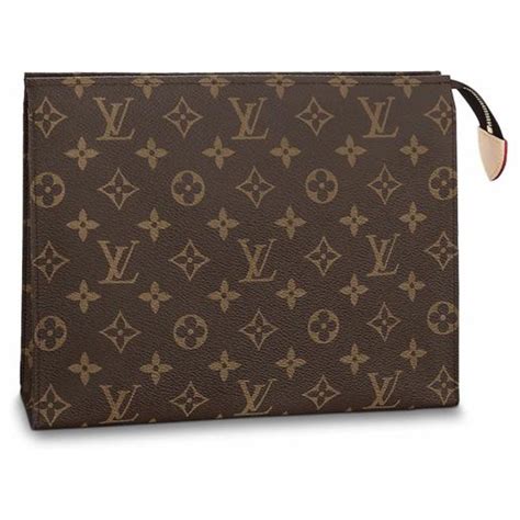 Alma Louis Vuitton Poche Toilette Braun Leinwand Ref Joli