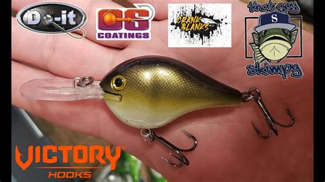 How To Airbrush A Shad Type Pattern Crankbait Do It Molds Crank