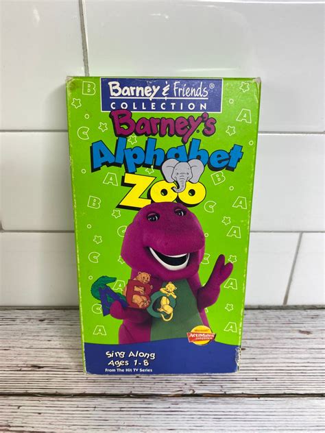 Barney Alphabet Zoo VHS Rare