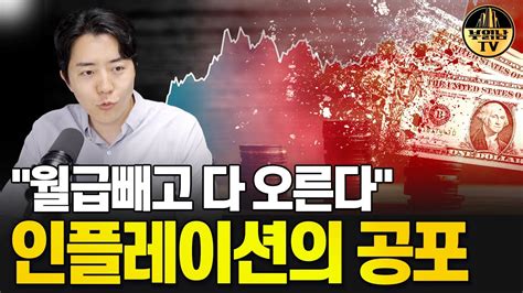 외식하기가 두렵다 월급빼고 다 오르는 인플레이션 공포 Youtube