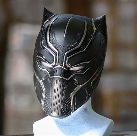 Black Panther Helmet Life-size Scale Highest Detail Version From Marvel ...