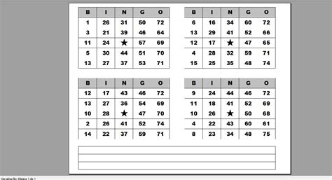 Como Fazer Cartelas De Bingo - 5