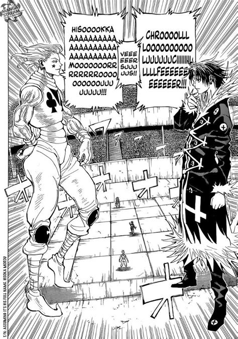 Hunter X Hunter Manga No 351 Esto Se Pone Bueno Hisoka Vs Chrollo Lucilfer •anime• Amino