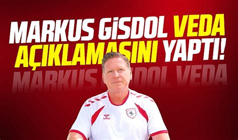 Gisdol Samsunspor ve Samsunspor taraftarına veda açıklaması yaptı