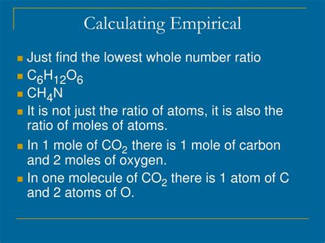 Ppt Empirical Formula Powerpoint Presentation Free Download Id 4355471