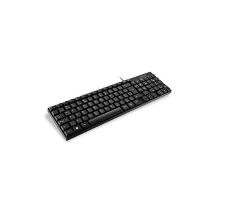 Teclado Basico Slim Preto Laser Usb Estrela Da Barra